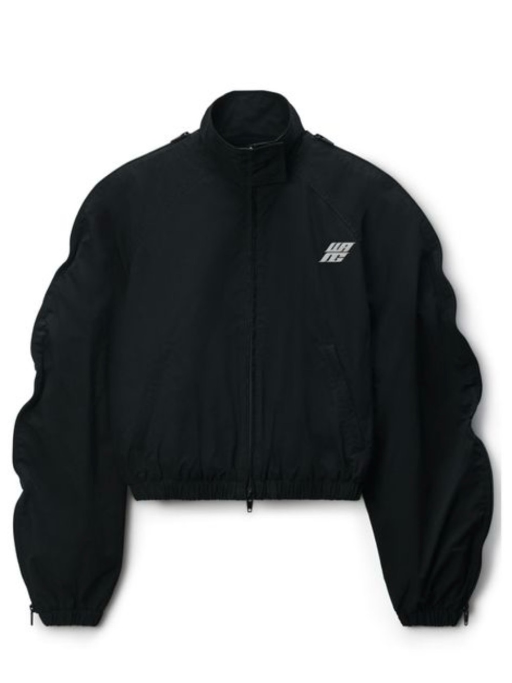 Alexander Wang Black Oversized Track Jacket